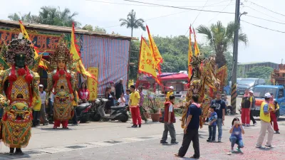淡水三芝九庄輪祀保生大帝4月8日遶境取消,降低人潮群聚感染風險。(圖/新北市民政局提供)