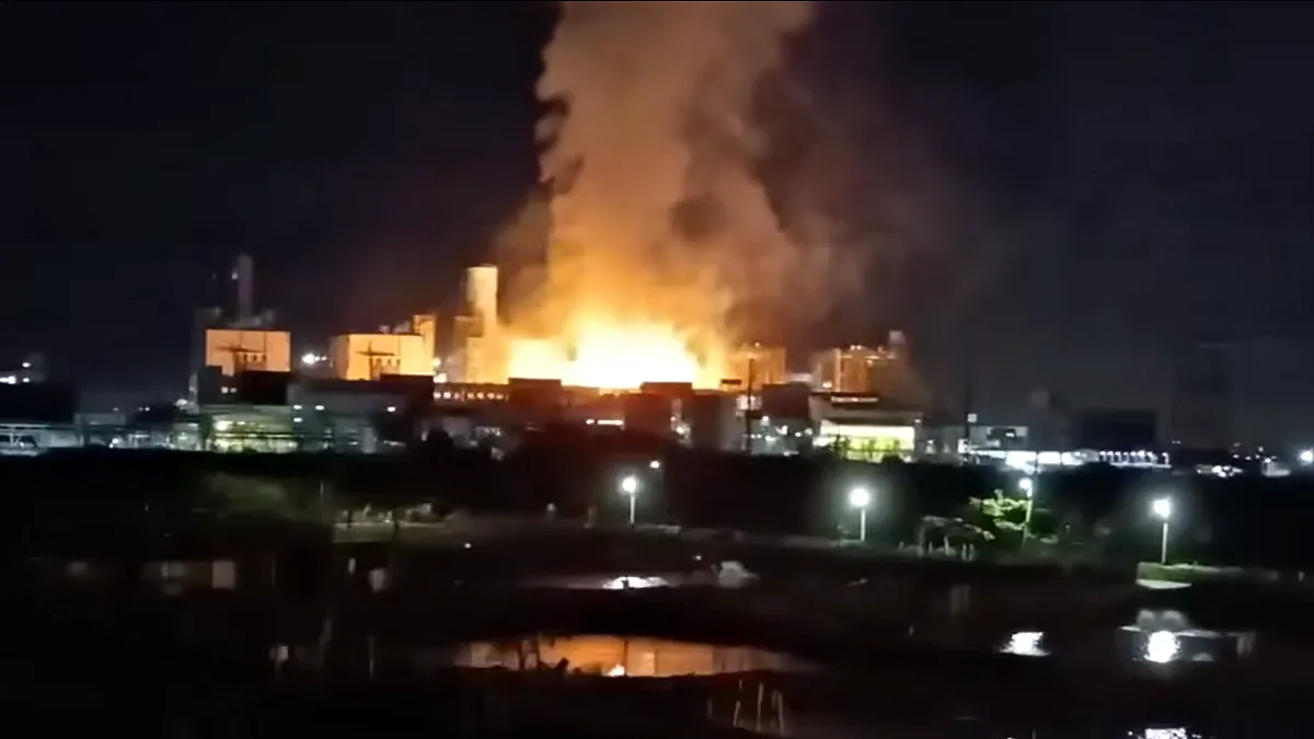 興達発電所爆発事件が賴政権をエネルギー政策の誤りから目覚めさせることができるか?(写真/爆料公社より)