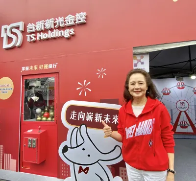 20260307-台新銀行總經理林淑真,7日於臺大校園徵才博覽會。(台新新光金提供)