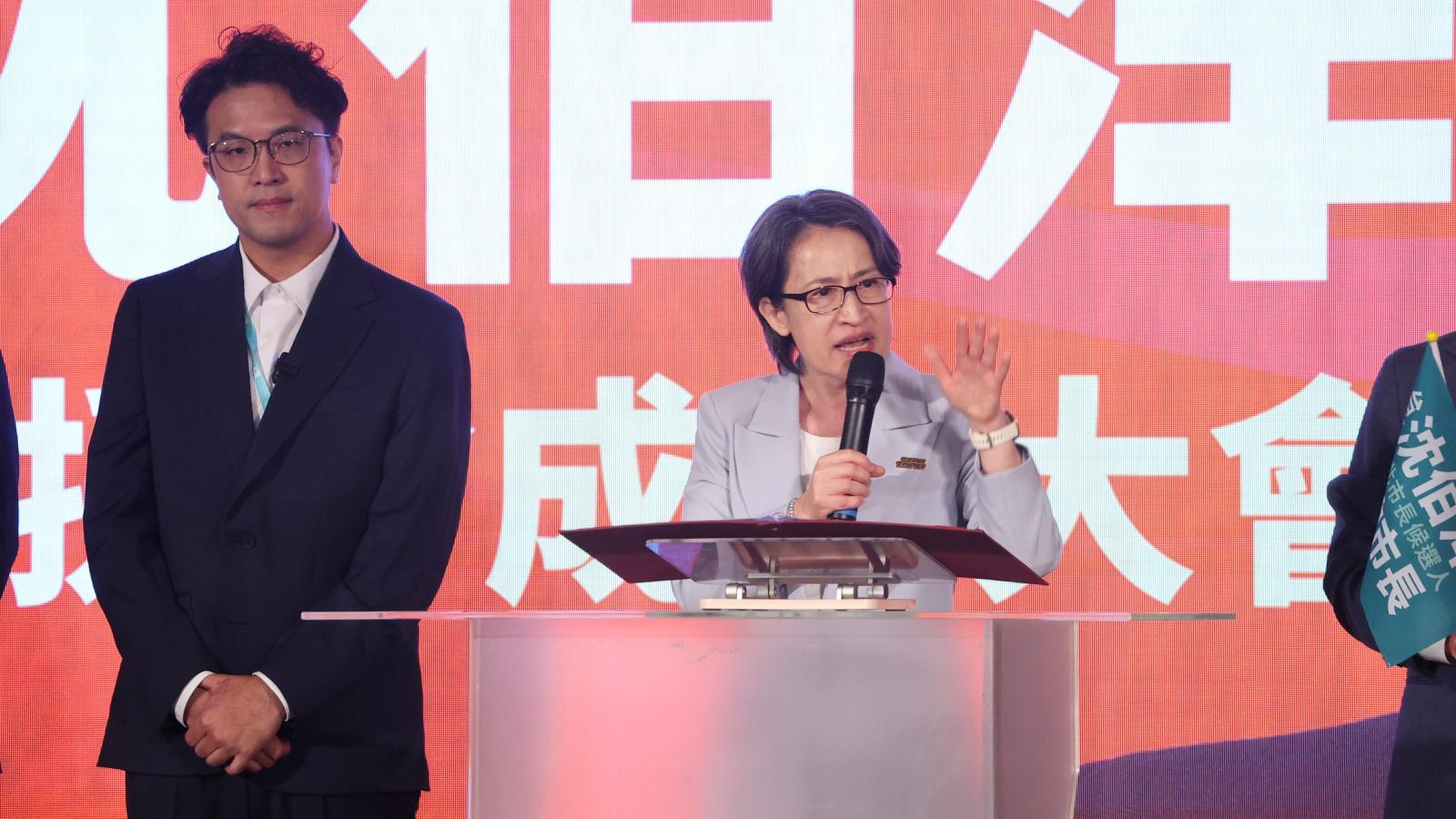 讚沈伯洋有能力為台北體質大改造 蕭美琴:中央推動施政、地方要順不卡住