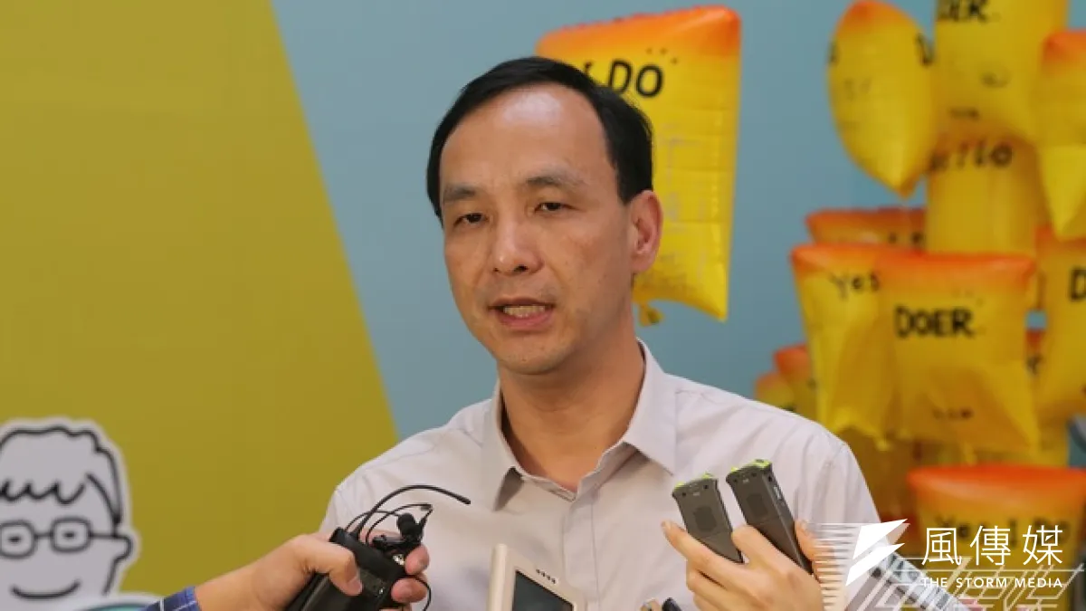 新北市長朱立倫下定決心參選國民黨黨主席,並提出內閣制修憲主張,但國民黨高層冷漠以對。(資料照片,吳逸驊攝)