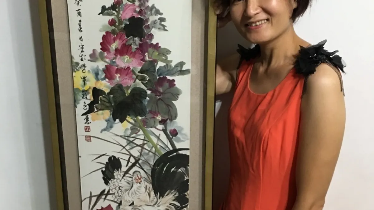 從事水墨畫創作20餘年 漚汪國小師首開個展
