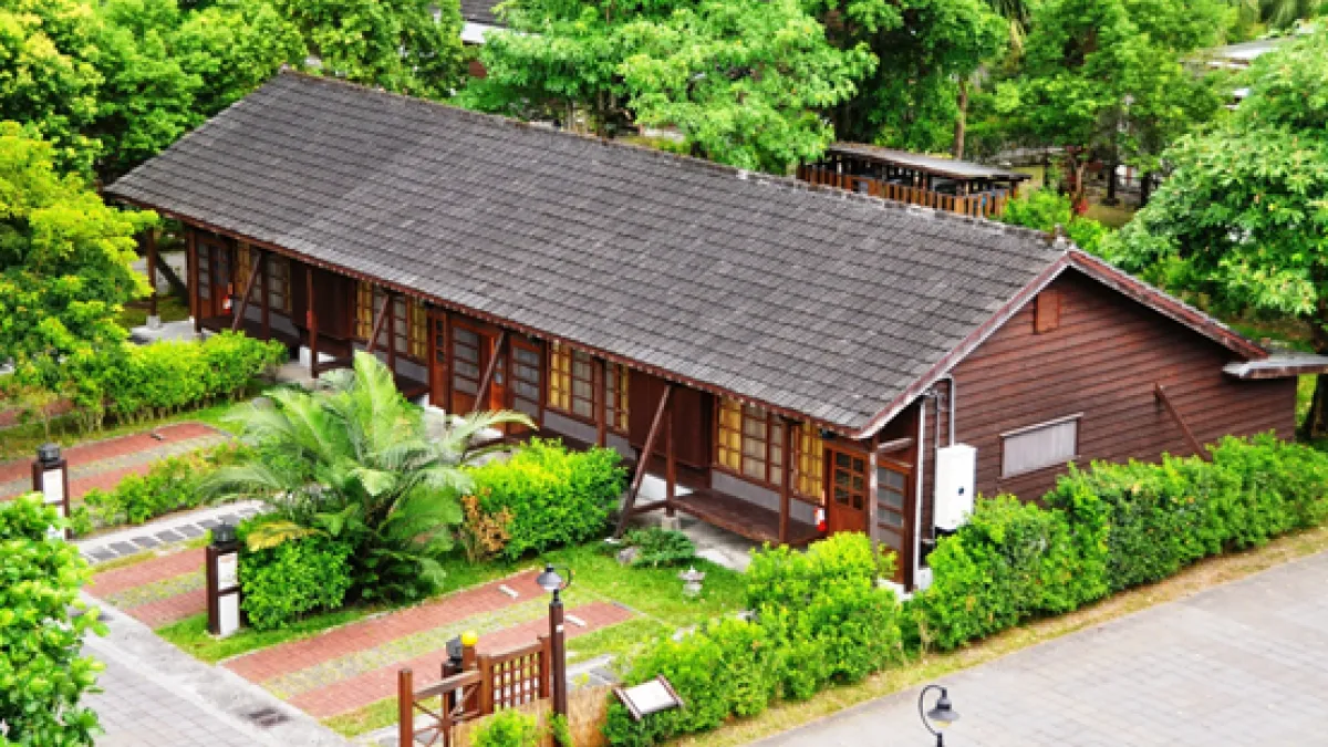 花蓮糖廠木屋旅館。(圖/台糖提供)