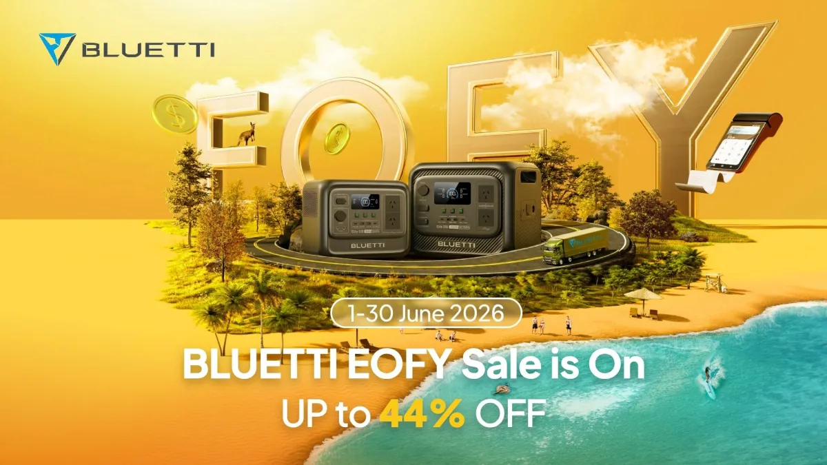 BLUETTI Launches EOFY Sale on Power Solutions with Up to 44% OFF