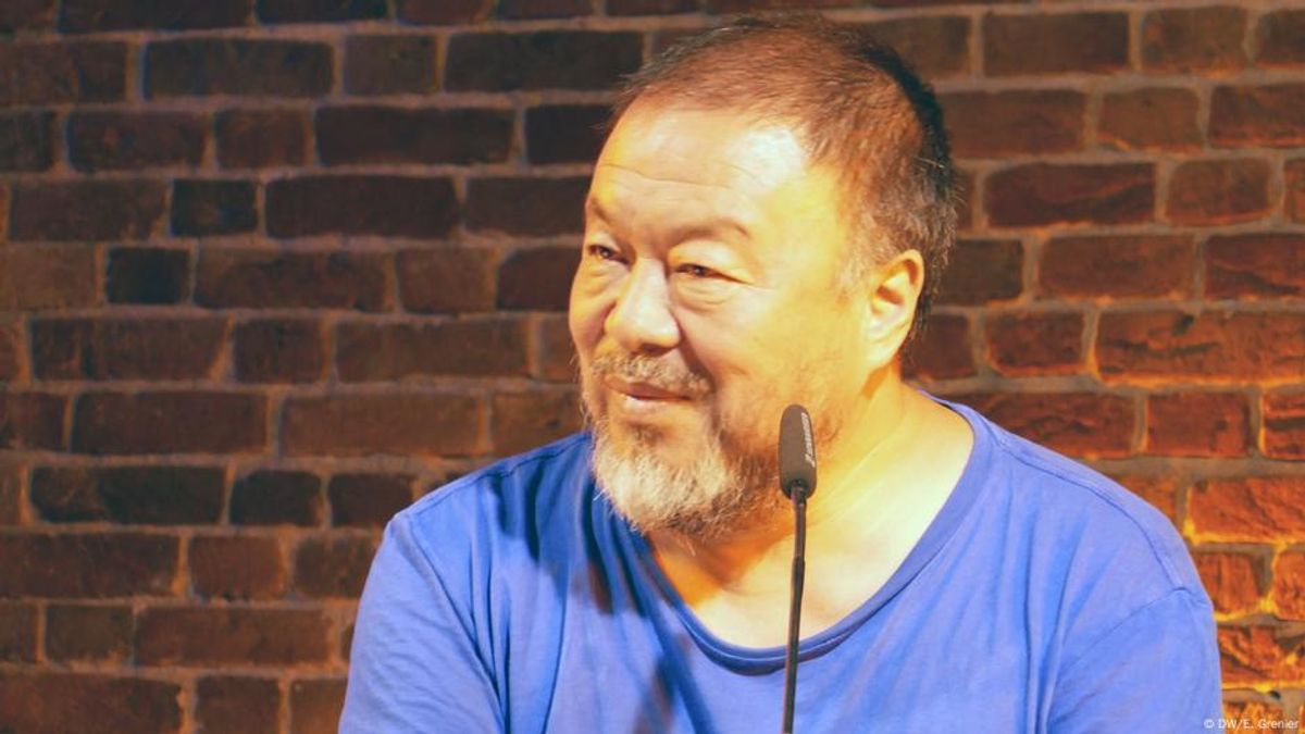 2015年以來艾未未一直居住柏林。(圖/德國之聲) 2015年以來艾未未一直居住柏林。(圖/德國之聲)