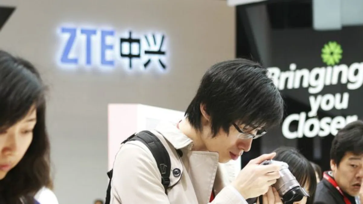 中興通訊大量進口美國零部件與技術。(BBC中文網)