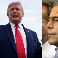 トランプ米大統領と淫魔エプスタイン。(AP通信) トランプ米大統領と淫魔エプスタイン。(AP通信)