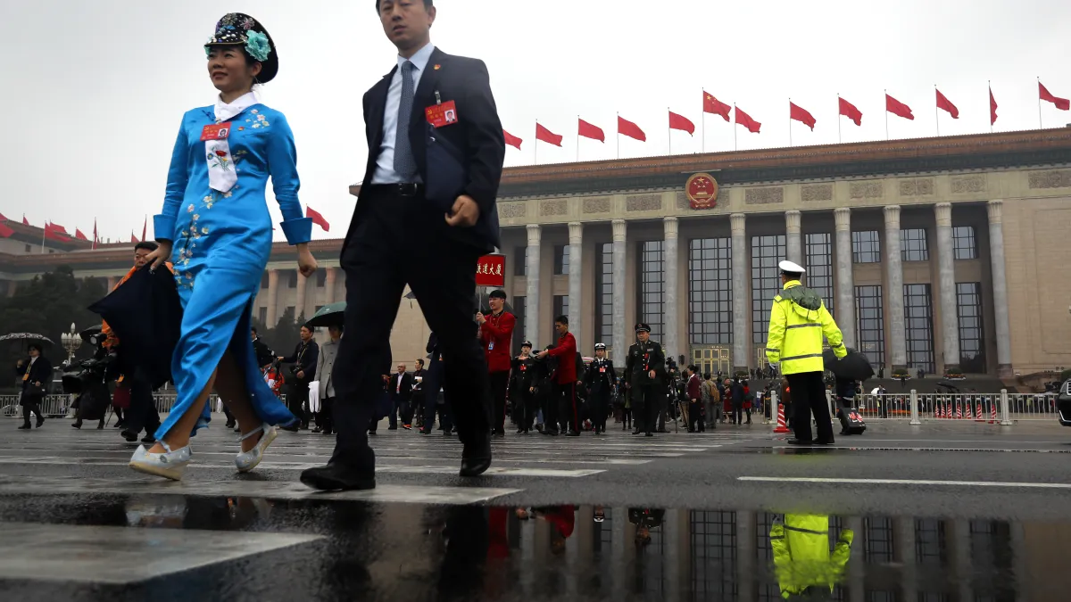 2017年10月18日,中共十九大在北京召開(AP)