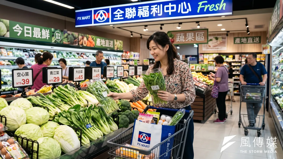 菜價變貴怎麼辦?全聯聯手北市府推「15款蔬菜抗漲」,最低優惠一次看。(示意圖/AI生成)