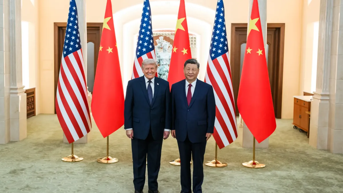 5月14日、北京での晩餐会に出席したトランプ米大統領。(ホワイトハウス公式サイト)