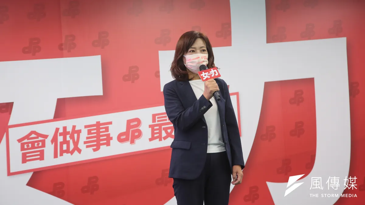 民進黨新竹市長參選人沈慧虹選情不被看好。(顏麟宇攝)