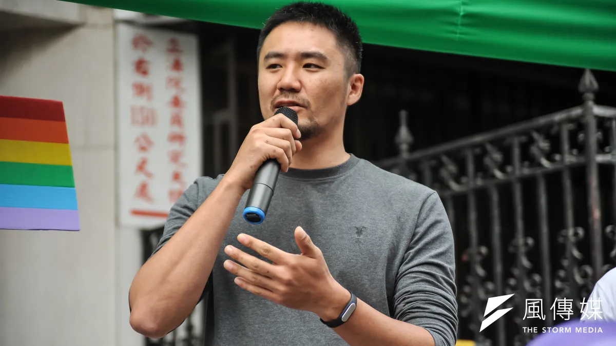 代表時代力量參選蘆洲、三重區議員失利的陳志明,選後仍然持續關注政治議題,並和同黨幾位同樣參選議員失利的候選人,共同開設Youtube頻道。(資料照,甘岱民攝)