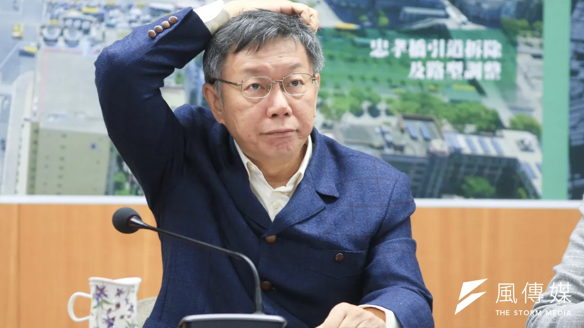 台北市長柯文哲回應柯家軍陳思宇的相關爭議。(資料照片,簡必丞攝)
