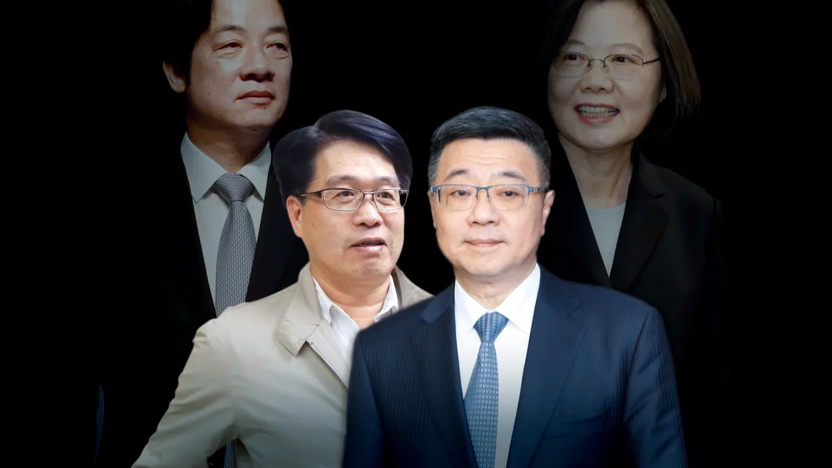 民進黨黨魁選舉成代理人戰爭