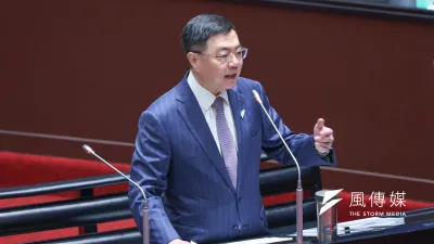 行政院長卓榮泰22日於立院備詢。(顏麟宇攝)