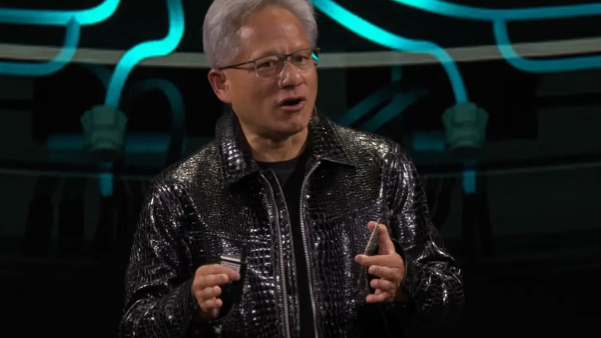 輝達(NVIDIA)執行長黃仁勳。(取自NVIDIA GeForce直播)