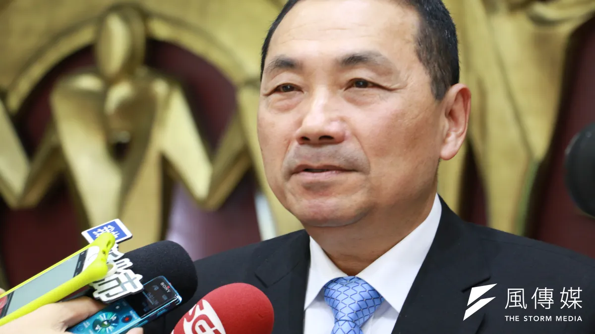 侯友宜針對石門區核一廠除役後的核廢料存放問題籲請中央講清楚,說明高階核廢料的存放位置及期程時間,強調新北絕對不能是核廢料的最終貯存場。(圖/李梅瑛攝)