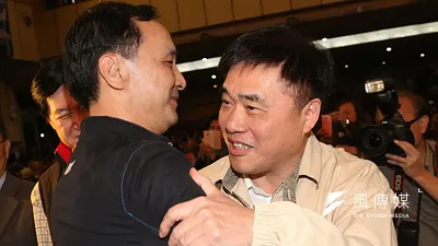 國民黨主席朱立倫大刀闊斧改革黨務,副主席郝龍斌成為他不可或缺的幫手。(資料照,吳逸驊攝)