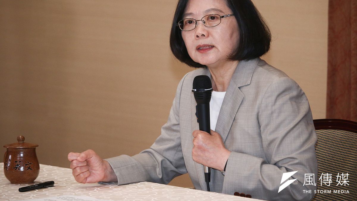 20190409-蔡英文總統9日於總統府紅廳發表談話。(蔡親傑攝) 20190409-蔡英文總統9日於總統府紅廳發表談話。(蔡親傑攝)