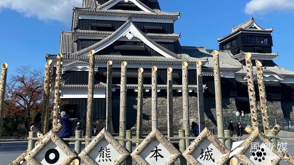 2023年12月2日、熊本城。(写真/胡冠廷撮影) 2023年12月2日、熊本城。(写真/胡冠廷撮影)