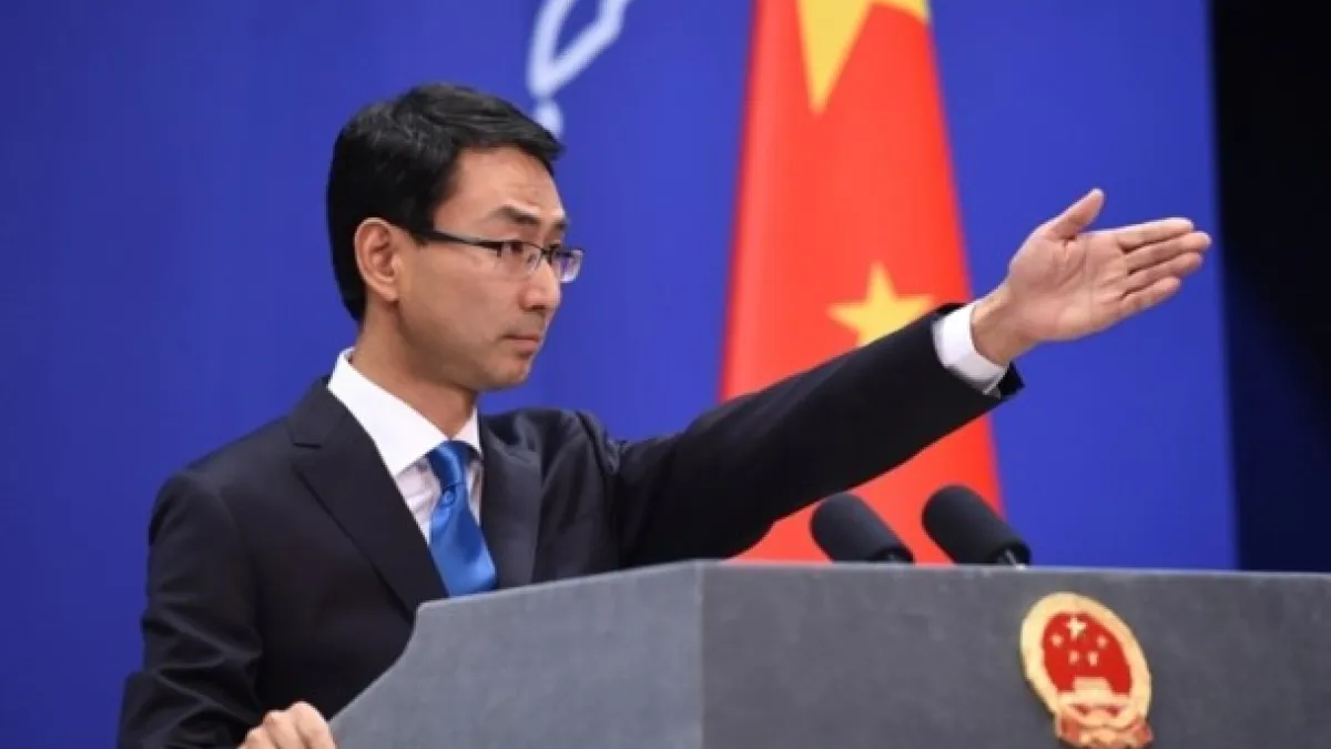 中國外交部發言人耿爽。