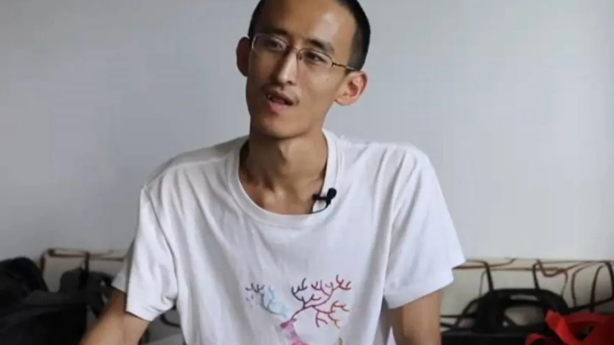 28歲的中國青年張炘煬16歲就讀博士,曾被譽為「神童」。(圖/翻攝自微博)