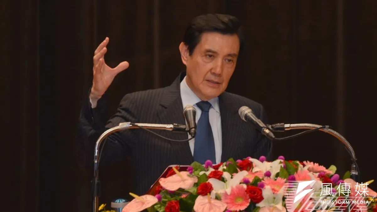 馬英九總接見美國戰略暨國際研究中心(CSIS)學者訪團,針對台灣是否過度依賴對中國貿易一事表示,要台灣放棄或大量減少對中國的貿易,既無必要也不可能。(宋小海攝)