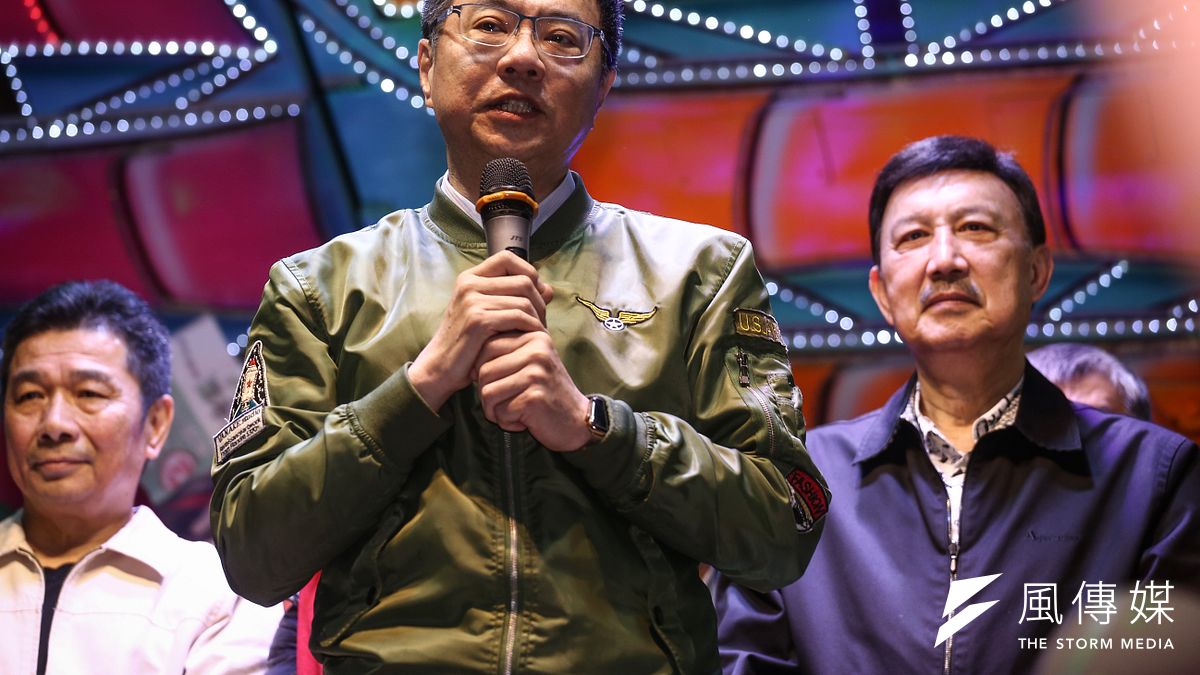 20190316-三重區立委補選候選人余天競選總部開票晚會,民進黨主席卓榮泰。(陳品佑攝) 20190316-三重區立委補選候選人余天競選總部開票晚會,民進黨主席卓榮泰。(陳品佑攝)