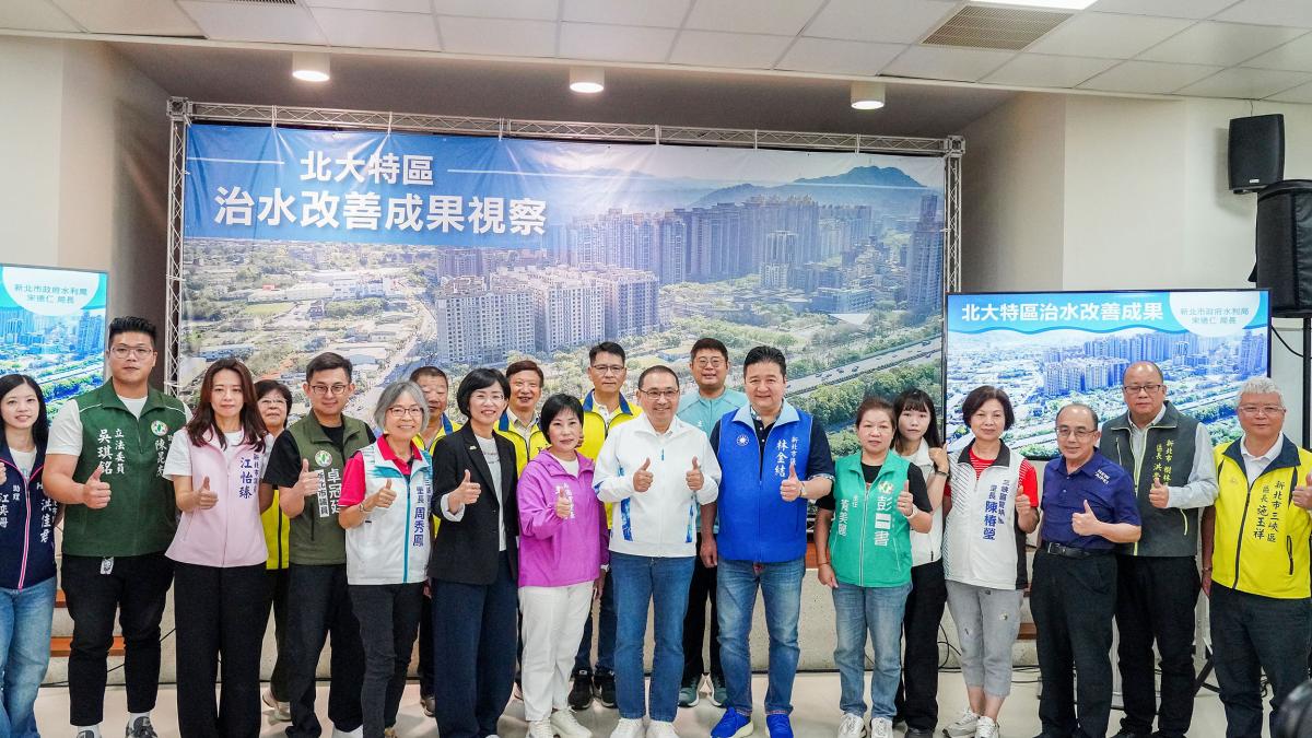 北大特區治水最後拼圖完成!學勤路排水效能提升30% 侯友宜:終結佳園路積水惡夢