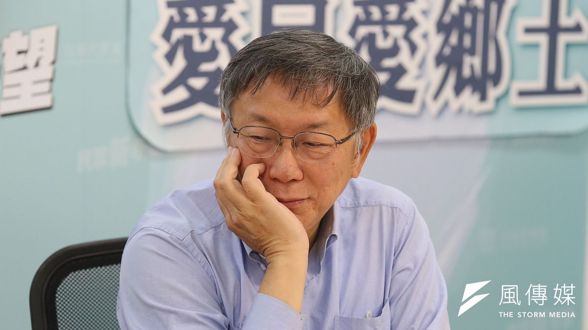 民眾黨主席柯文哲認為他可以扮演2024關鍵角色。(柯承惠攝) 民眾黨主席柯文哲認為他可以扮演2024關鍵角色。(柯承惠攝)