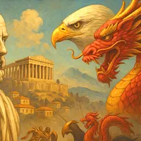 修昔底德の罠(英語:Thucydides Trap):新興大国が急速に台頭し、既存の覇権国の地位を脅かす時、双方は恐怖、猜疑心、戦略的不信感により、戦争へと向かう可能性が高くなる。 修昔底德の罠(英語:Thucydides Trap):新興大国が急速に台頭し、既存の覇権国の地位を脅かす時、双方は恐怖、猜疑心、戦略的不信感により、戦争へと向かう可能性が高くなる。