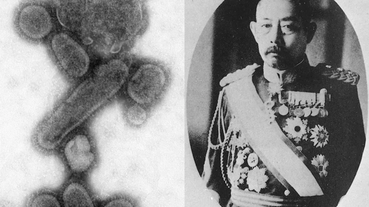 一百年前西班牙流趕在台灣肆虐,連總督明石元二郎都身受其害。(圖/維基百科)