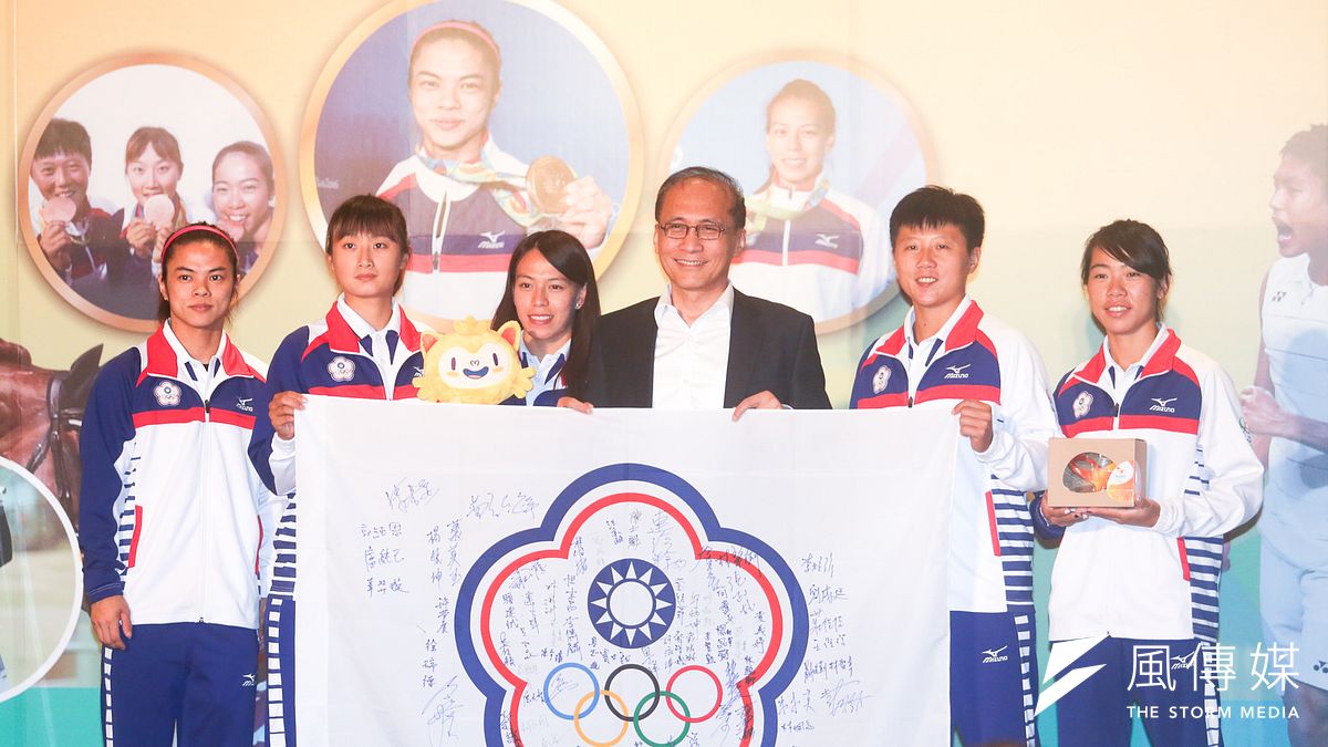 2016年8月29日,行政院長林全出席「2016年第31屆里約奧林匹克運動會」中華代表團返國歡迎餐會。(陳明仁攝/風傳媒提供) 2016年8月29日,行政院長林全出席「2016年第31屆里約奧林匹克運動會」中華代表團返國歡迎餐會。(陳明仁攝/風傳媒提供)