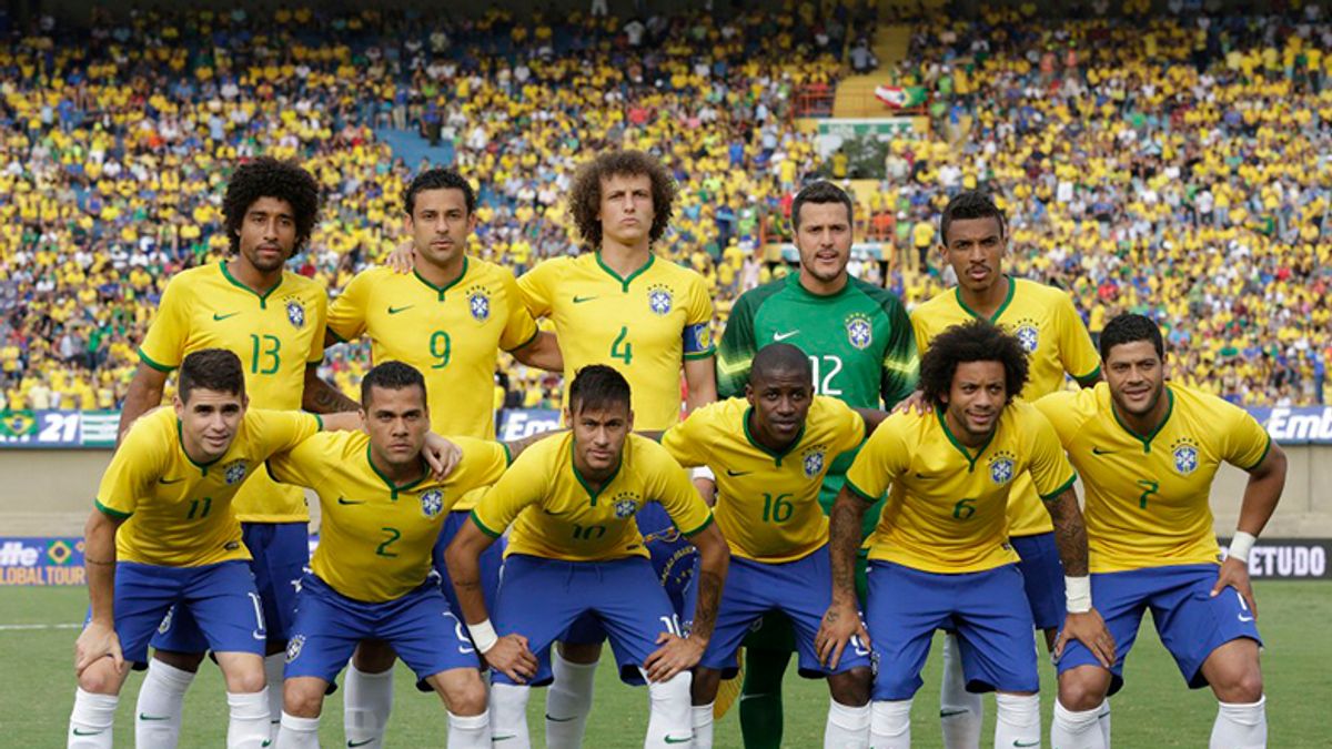 巴西國家足球隊,準備在2018俄羅斯世界盃,瞄準隊史第6座世界冠軍。(美聯社) 巴西國家足球隊,準備在2018俄羅斯世界盃,瞄準隊史第6座世界冠軍。(美聯社)