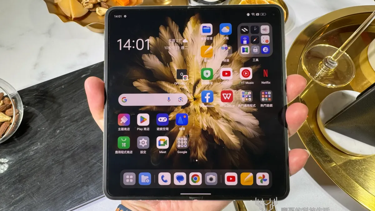 OPPO Find N3、N3 Flip折疊雙機能超越三星嗎?(圖/壹哥的科技生活提供)