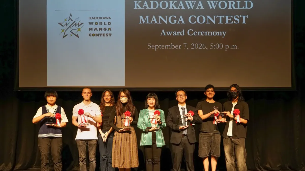 KADOKAWA主催の第1回国際漫画賞には、世界118の国と地域から1959作品が寄せられ、台湾のクリエイター2組がワードレス漫画部門で金賞と銅賞を受賞した。(KADOKAWA提供)