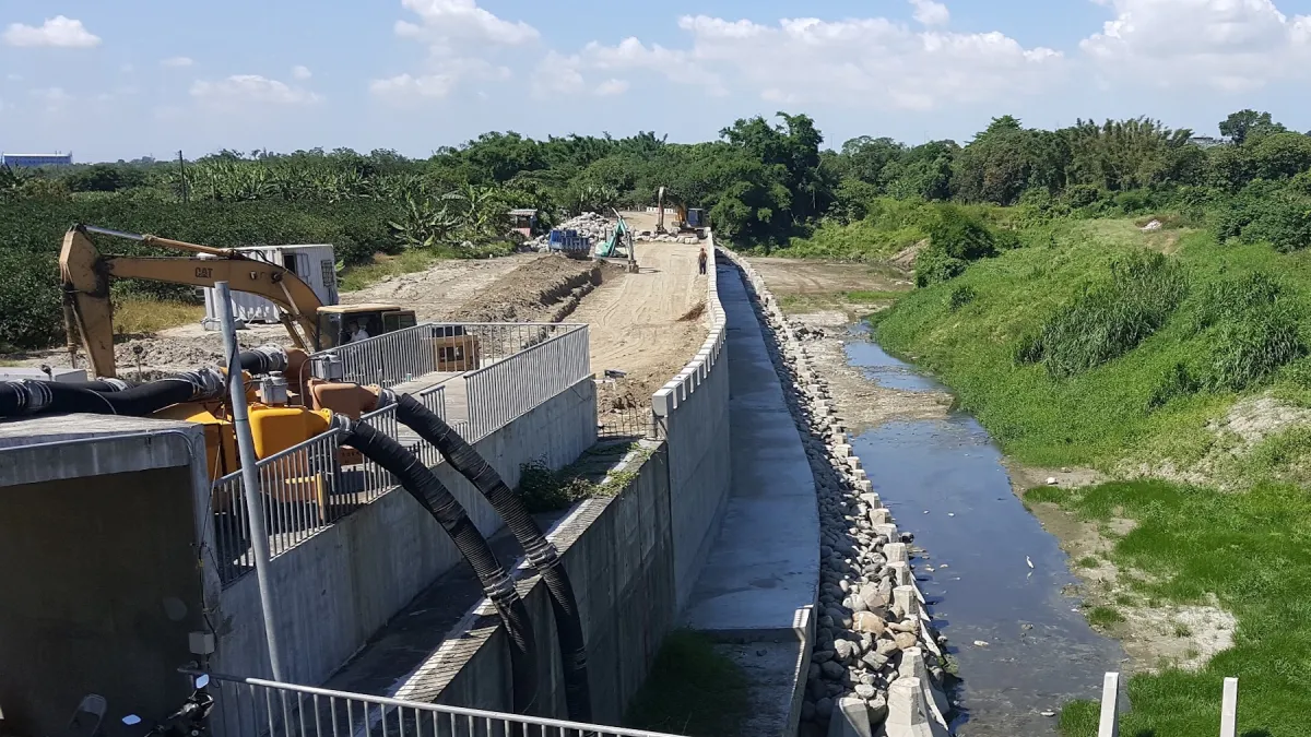 曾文溪茄拔段護岸工程 石籠工法恐無法承受大水