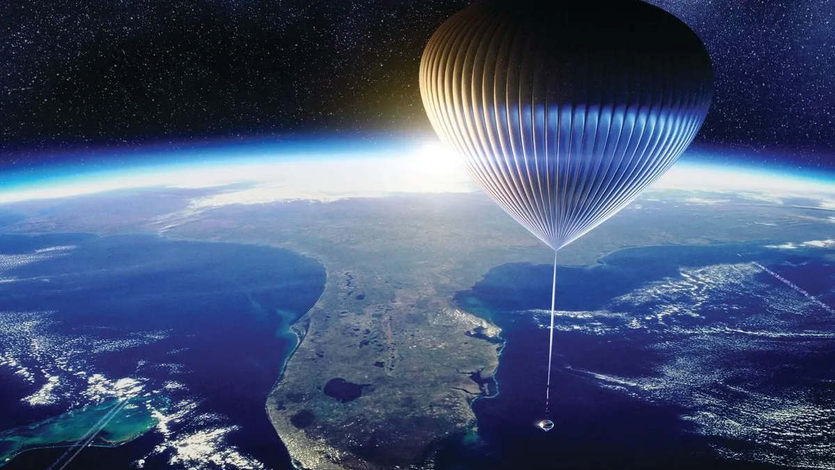 Space Perspective已開放大眾預定2024年的氣球太空船載人航班。(取自Space Perspective官網)
