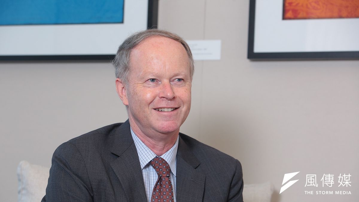 紐西蘭商工辦事處代表馬嘉博。(顏麟宇攝) 紐西蘭商工辦事處代表馬嘉博。(顏麟宇攝)