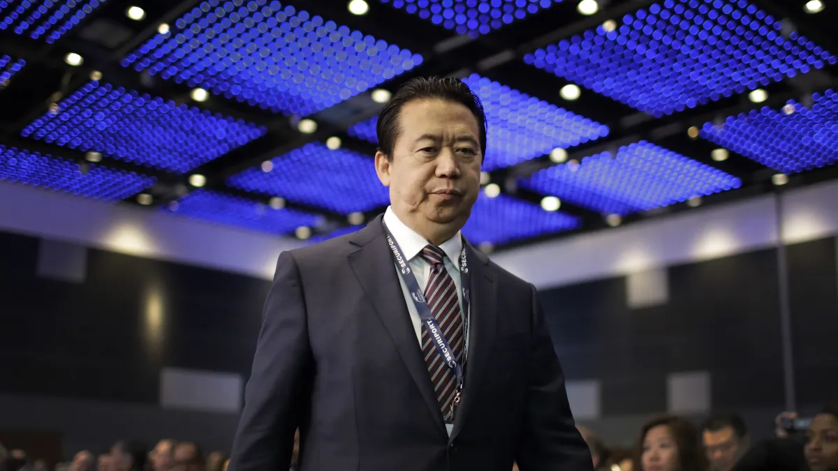 國際刑警組織(Interpol)主席孟宏偉(AP)