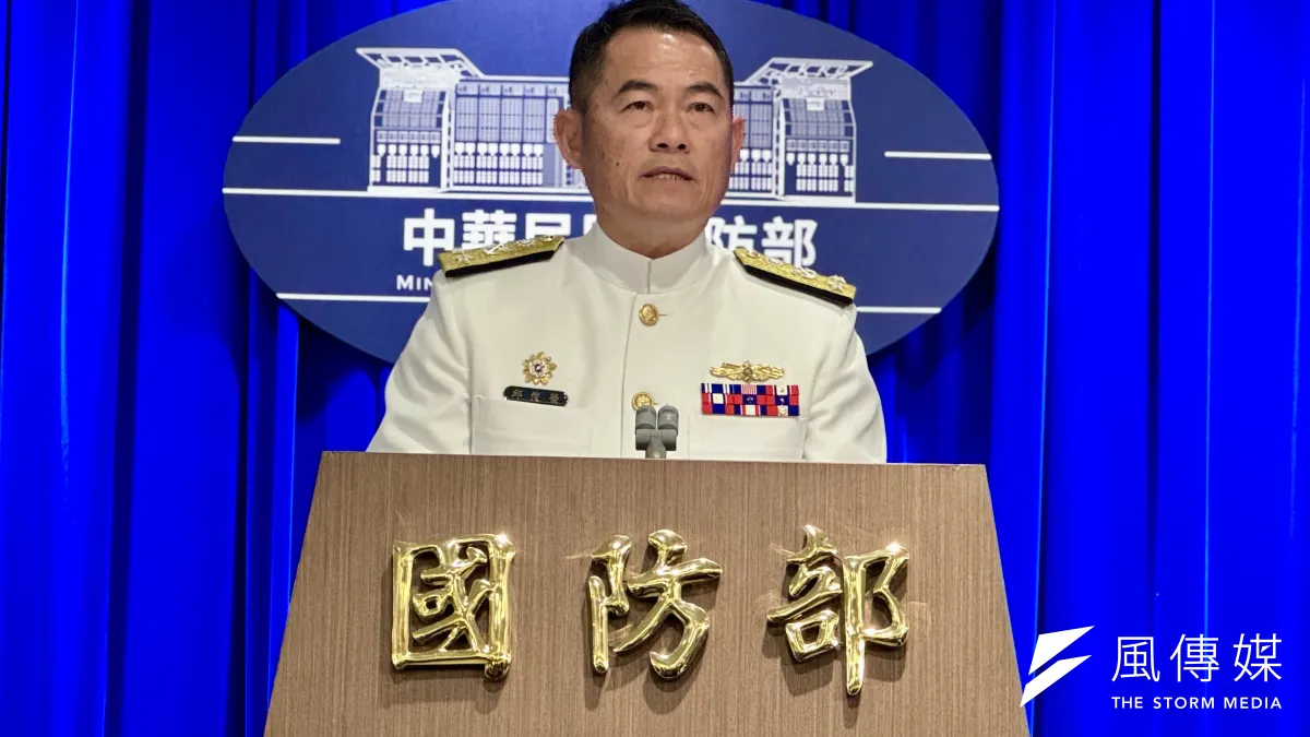 海軍參謀長邱俊榮中將。(張曜麟攝)