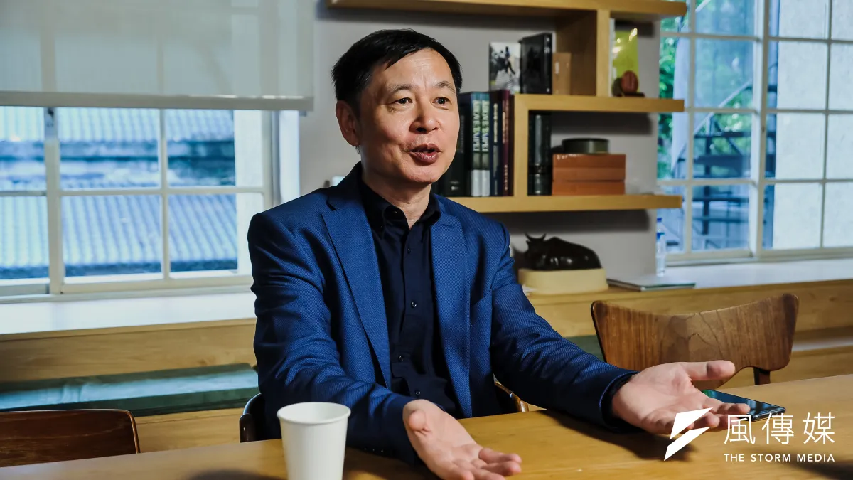 專訪香港大學地理系主任王緝憲。(甘岱民攝)