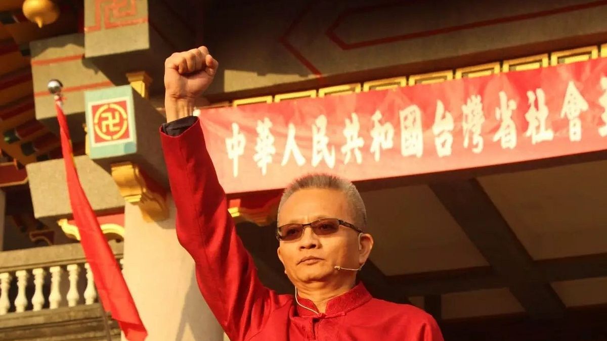 建商魏明仁宣稱,他從來就不承認中華民國政權的存在,碧雲禪寺是中華人民共和國的土地,他進行的就是「推翻中華民國」的工作,誰敢來動他,將來祖國統一,一定會嚴懲。(取自微信) 建商魏明仁宣稱,他從來就不承認中華民國政權的存在,碧雲禪寺是中華人民共和國的土地,他進行的就是「推翻中華民國」的工作,誰敢來動他,將來祖國統一,一定會嚴懲。(取自微信)