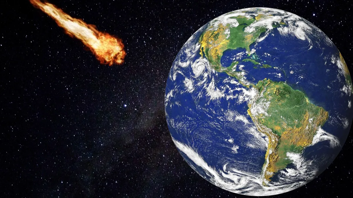 小行星撞地球,到底是怎麼撞的?(圖/pixabay)