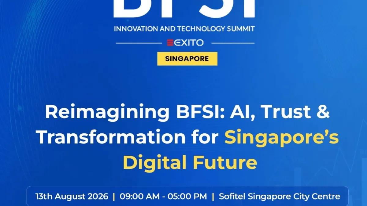 Singapore's BFSI Technology Leaders to Convene at the 38th Edition BFSI IT Summit Singapore 2026