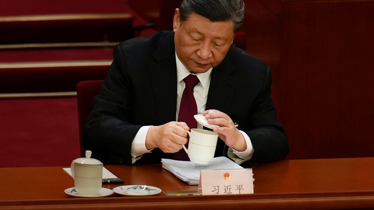 2024年3月5日,中國國家主席習近平出席全國人民代表大會開幕式。(美聯社) 2024年3月5日,中國國家主席習近平出席全國人民代表大會開幕式。(美聯社)