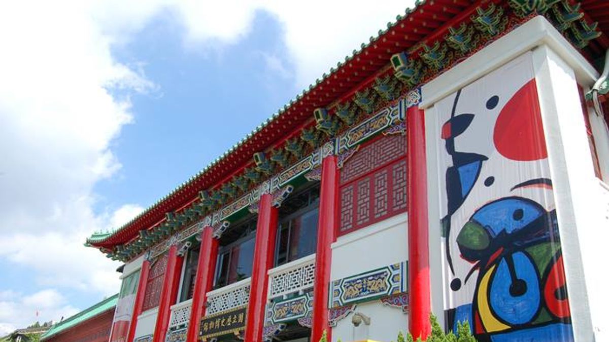 原本明年夏天,米羅真跡畫作將來台展出,因為台海戰爭陰影攪局而橫生變數。2013年6月米羅作品在國立歷史博物館展出。(取自歷史博物館臉書) 原本明年夏天,米羅真跡畫作將來台展出,因為台海戰爭陰影攪局而橫生變數。2013年6月米羅作品在國立歷史博物館展出。(取自歷史博物館臉書)