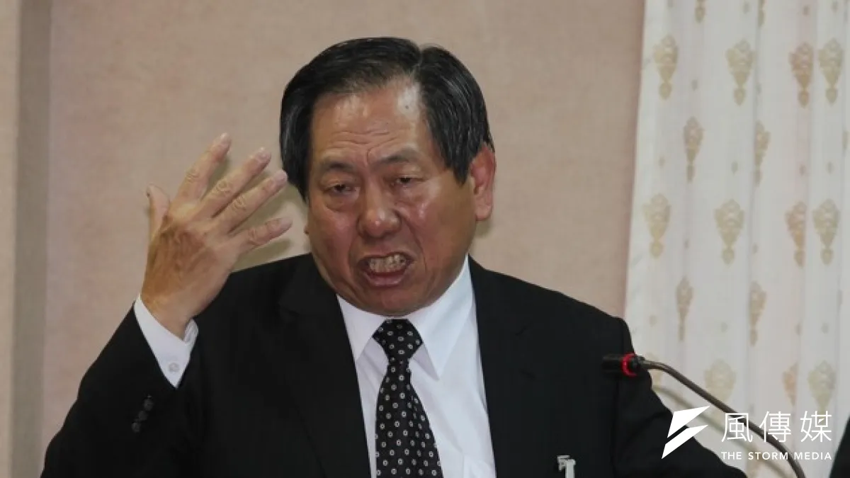 今年1月砂石車撞總統府的重大國安事件後,國安局長蔡得勝自知恐要下台了。 (余志偉攝)