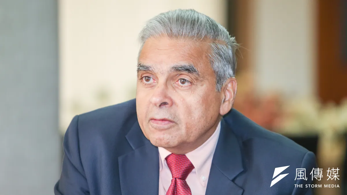 新加坡國立大學李光耀學院前院長馬凱碩(Kishore Mahbubani)(陳明仁攝)