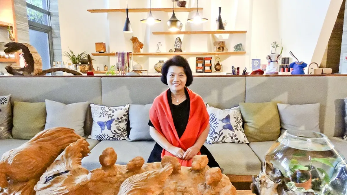 立閣人文旅店董事長張麗玉創造「有刻度」的服務品質。(圖/立閣人文旅店)